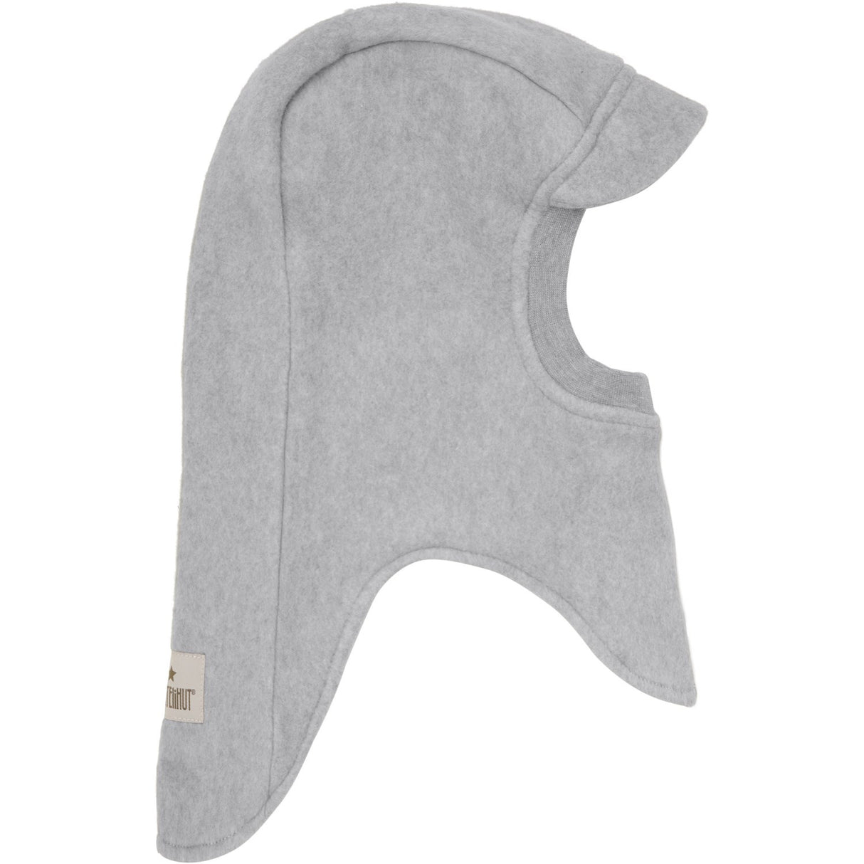 Huttelihut Medium Grey Melange Elefanthue Bomuld Fleece W. Lin