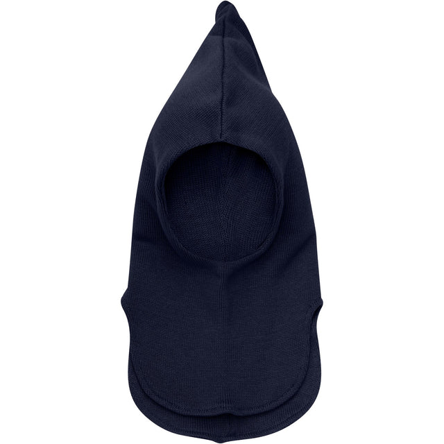 Huttelihut Dark Navy Elefanthue Uld Strik Windstop
