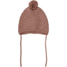 Huttelihut Burlwood Bonnet Uld Strik Pompom
