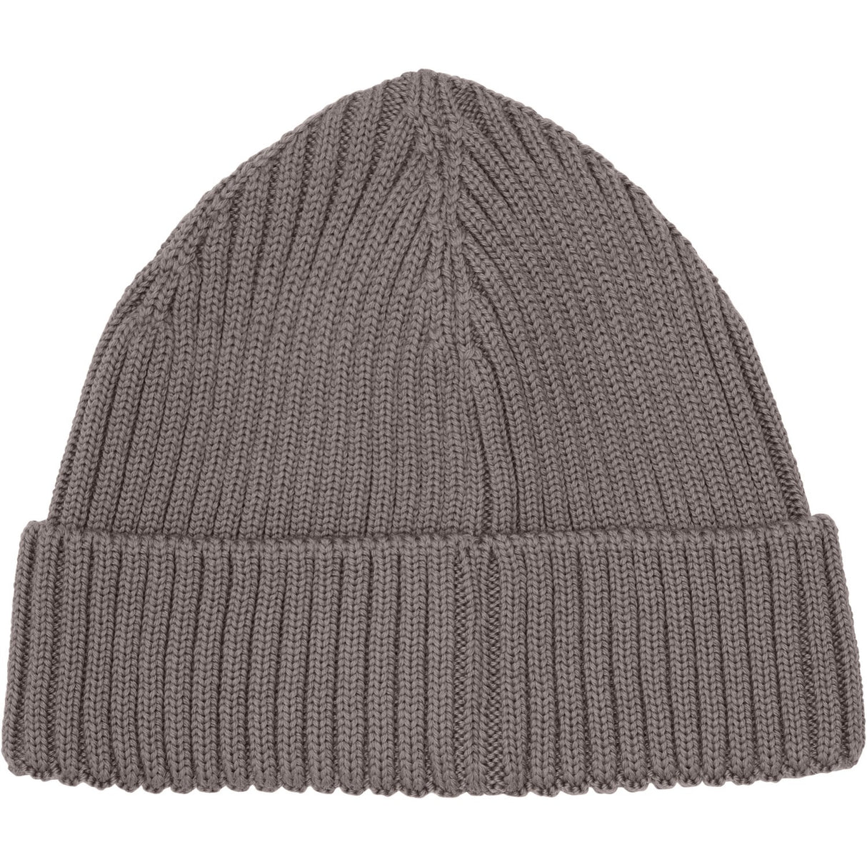 Huttelihut Brown Melange Beanie Uld Strik