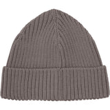 Huttelihut Brown Melange Beanie Uld Strik