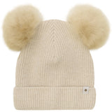 Huttelihut Sand Melange Hue Strik Alpaca Pompoms