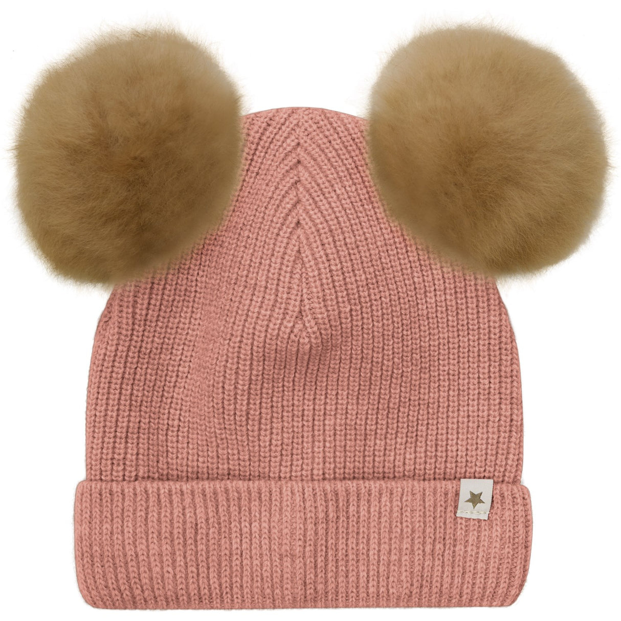 Huttelihut Burlwood Hue Strik Alpaca Pompoms