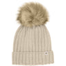 Huttelihut Sand Melange Hue Strik Alpaca Pompom
