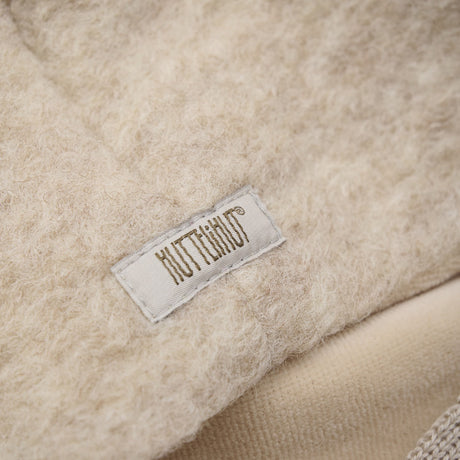 Huttelihut Sand Melange Bonnet Uld Alpaca Pompom