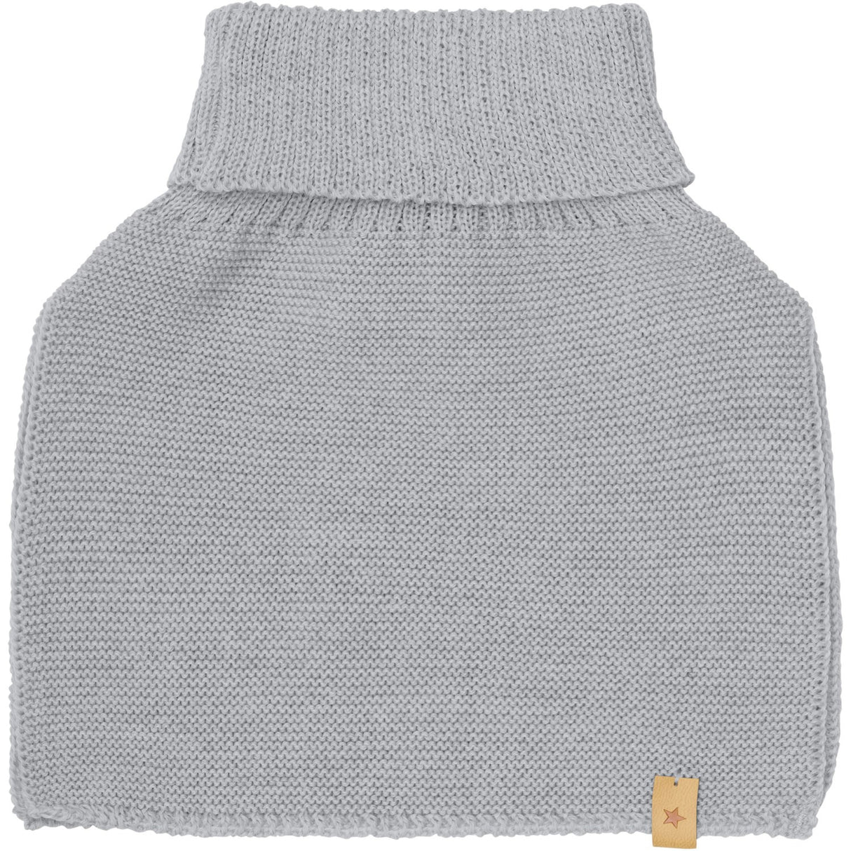 Huttelihut Medium Grey Melange Halsedisse Uld Strik