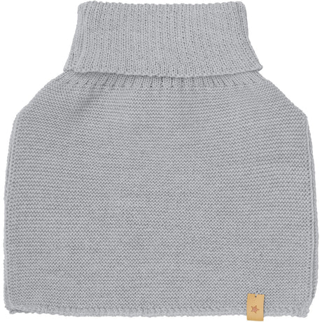 Huttelihut Medium Grey Melange Halsedisse Uld Strik