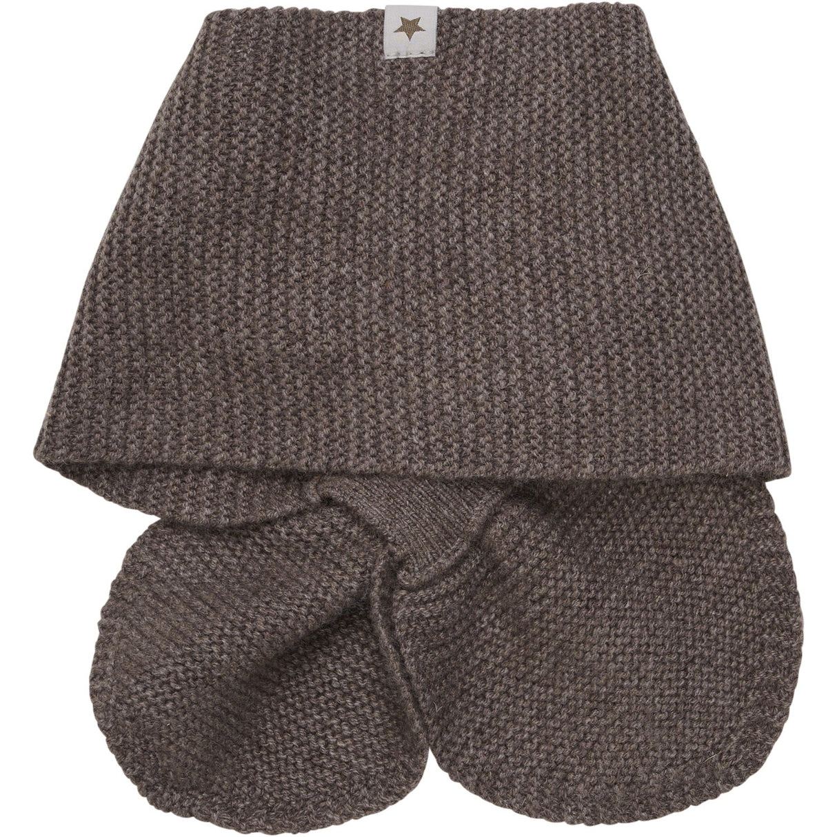 Huttelihut Brown Melange Halsedisse Uld Strik