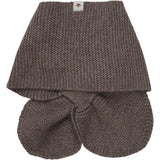 Huttelihut Brown Melange Halsedisse Uld Strik