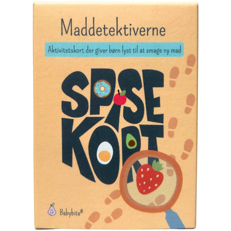 Babybite SPISEKORT: MADDETEKTIVERNE - Aktivitetskort Der Gør Det Sjovt For Børn At Smage Ny Mad