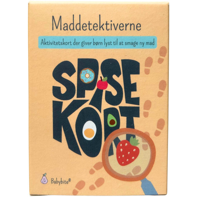 Babybite SPISEKORT: MADDETEKTIVERNE - Aktivitetskort Der Gør Det Sjovt For Børn At Smage Ny Mad