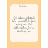 Babybite SPISEKORT: MADDETEKTIVERNE - Aktivitetskort Der Gør Det Sjovt For Børn At Smage Ny Mad