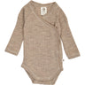 Müsli Balsam Melange Woolly Rib Slå-om L/S Body