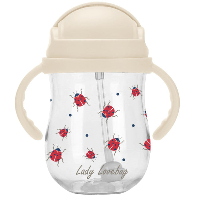 Vanilla COPENHAGEN Transparent Sugerør Flaske Tritan Ladybug 300 Ml