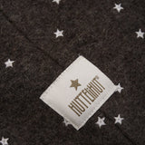 Huttelihut Dark Brown Melange Elefanthue All Over Emb. Uld