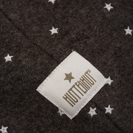 Huttelihut Dark Brown Melange Elefanthue All Over Emb. Uld