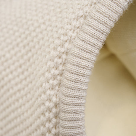 Huttelihut Sand Melange Elefanthue Windstop Pompoms