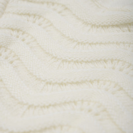 Huttelihut Off-White Elefanthue Uld Strik