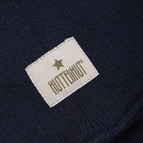 Huttelihut Dark Navy Elefanthue Uld Strik Windstop