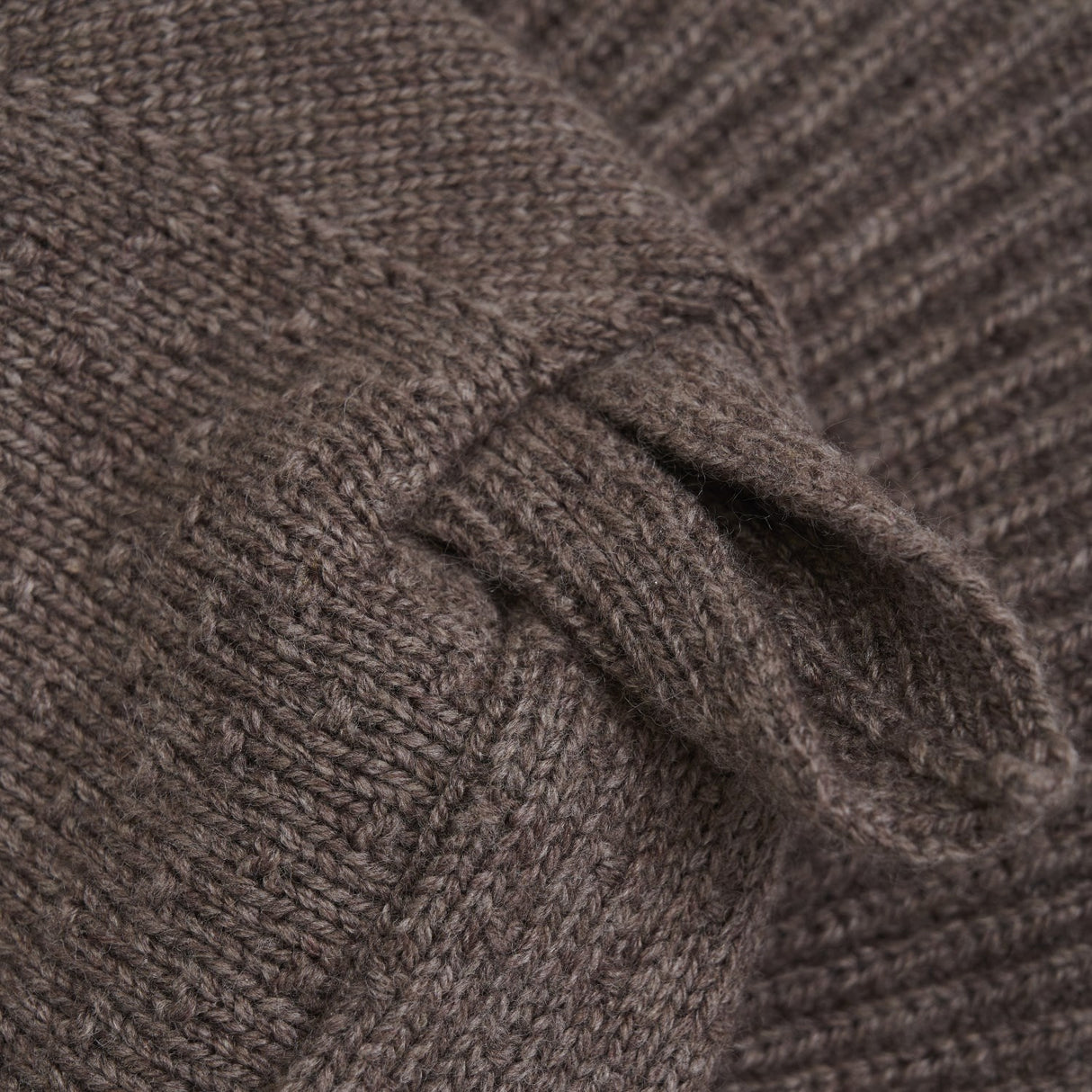 Huttelihut Brown Melange Elefanthue Ears Uld Strik