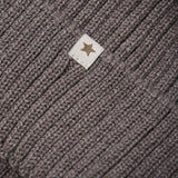 Huttelihut Brown Melange Beanie Uld Strik