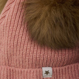 Huttelihut Burlwood Hue Strik Alpaca Pompoms