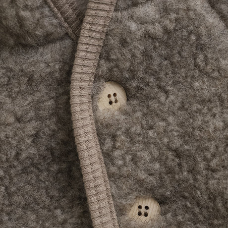 Huttelihut Camel Melange Jakke Pixie Uld Bamse W. Lin