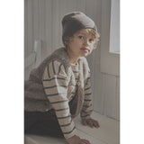 Huttelihut Camel Melange Vest Uld Bamse W. Lining