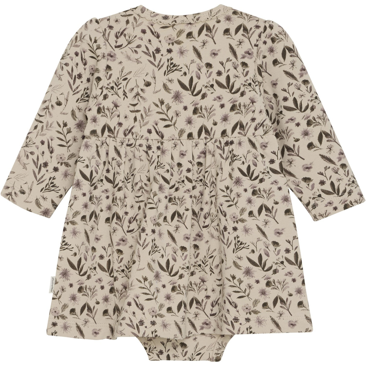 Minymo Smoke Gray Kjole LS AOP Sweat