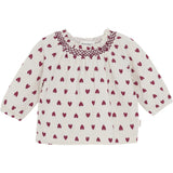 Minymo Eggnog Bluse LS AOP