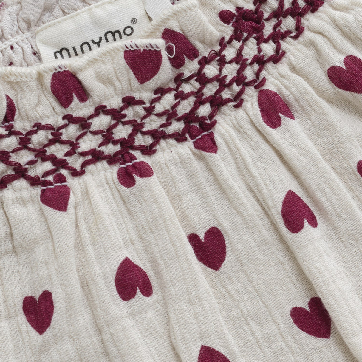 Minymo Eggnog Bluse LS AOP