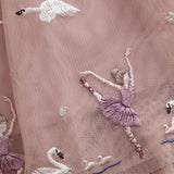 Minymo Shadow Gray Nederdel Mesh W. Emb.