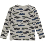 Minymo Oxford Tan T-shirt LS AOP