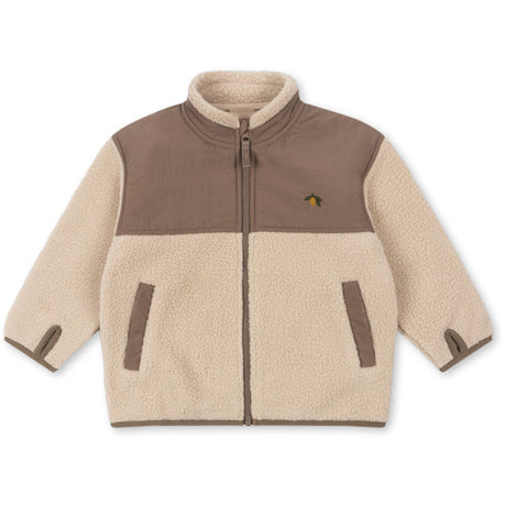 Konges Sløjd Oxford Tan Flynn Fleece Jakke Grs