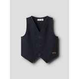 Name It Navy Blazer Check Nmmrobino Vest Unb