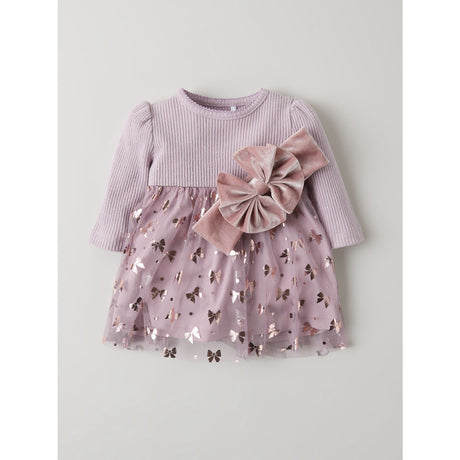 Name It Keepsake Lilac Nbfrosally Ls Kjole