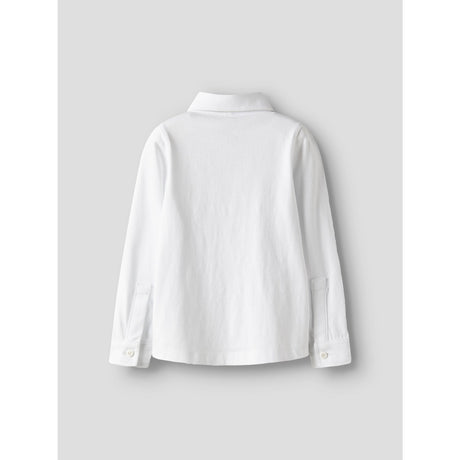 Name It Bright White Nmmronalo Ls Jersey Skjorte