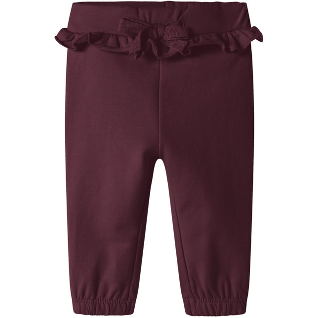 Name It Burgundy Nbfrowane Sweat Bukser Bru