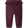 Name It Burgundy Nbfrowane Sweat Bukser Bru