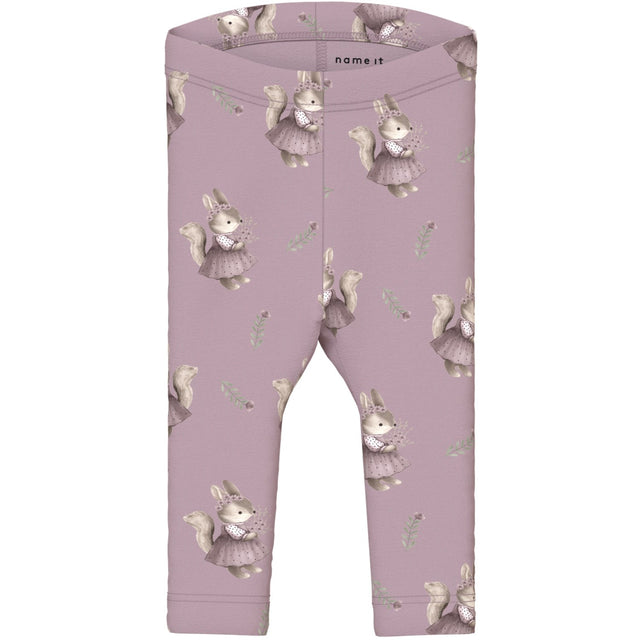 Name It Keepsake Lilac Nbfshelly Leggings
