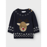 Name It Navy Blazer Nbmreome Ls Knit