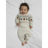 Name It Peyote Melange Nbnralko Ls Knit Suit