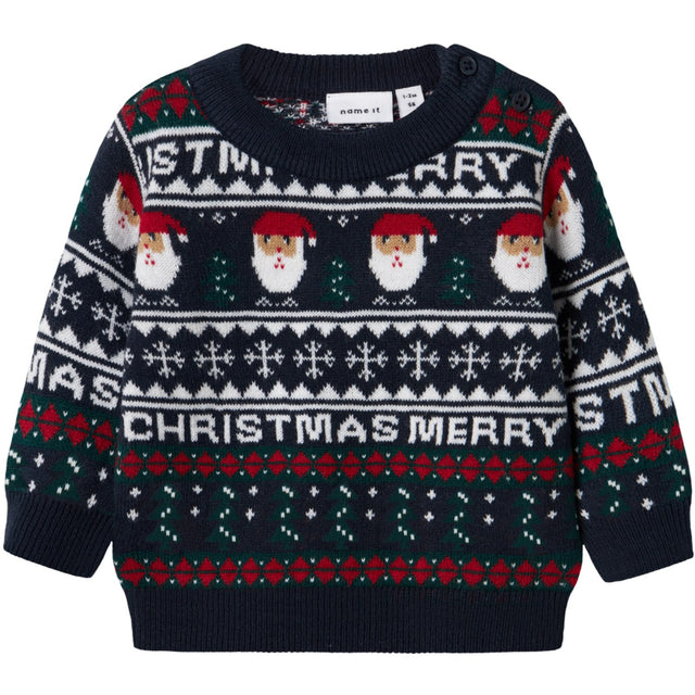 Name It Dark Sapphire Nbnrastokka Ls Knit
