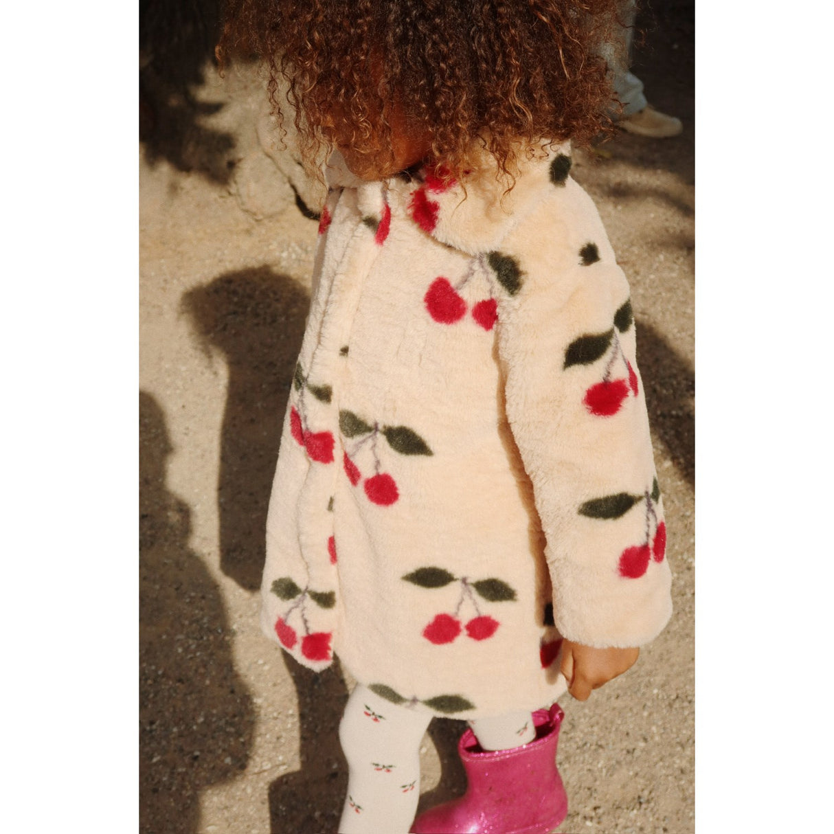 Konges Sløjd Ma Grande Cerise Fuzzie Frakke Grs