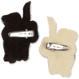 Konges Sløjd Bow Kitty 2 Pak Sløjfe Kitty Beaded Hårspænder
