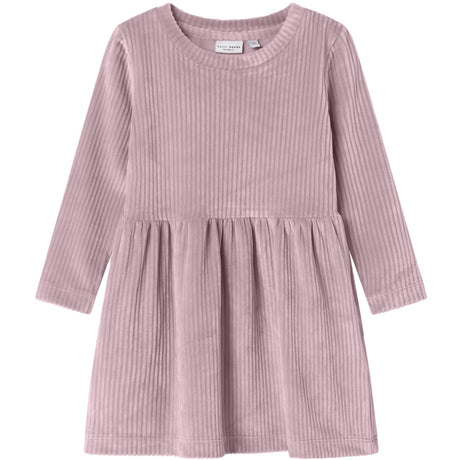 Name It Keepsake Lilac Nmfveloa Ls Velvet Dress