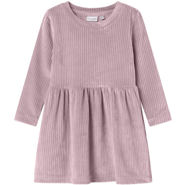 Name It Keepsake Lilac Nmfveloa Ls Velvet Dress