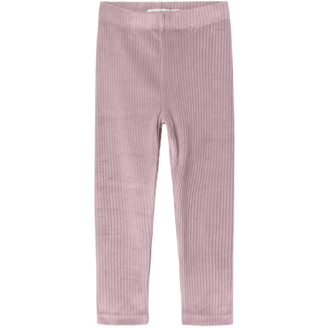 Name It Keepsake Lilac Nmfveloa Velvet Leggings
