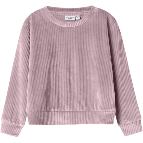 Name It Keepsake Lilac Nmfveloa Ls Velvet Short Top