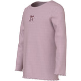 Name It Keepsake Lilac Bow Embroidery Nmfvemma Glitter Ls Slim Top